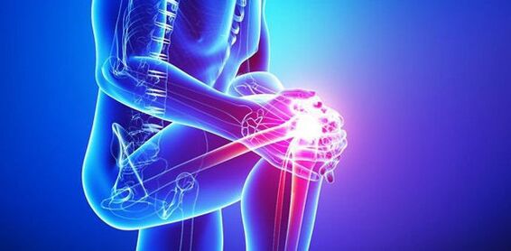 силна болка в колянната става