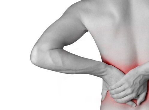 болки в гърба с остеохондроза